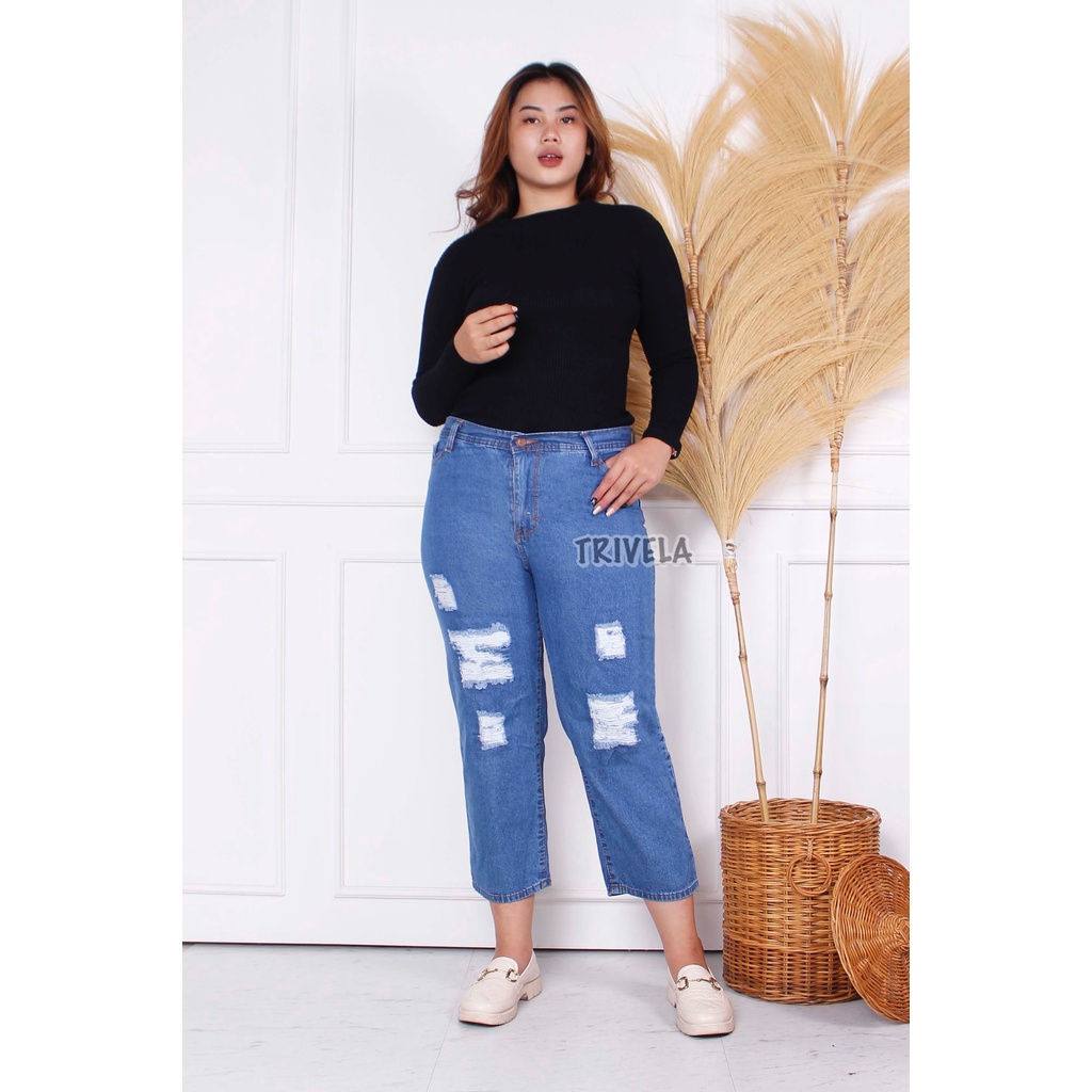 BOYFRIEND DIVARY SOBEK LAPIS PLUS SIZE 27 - 38