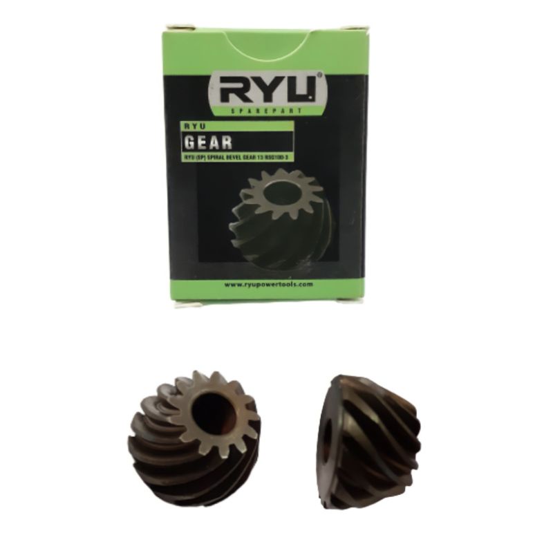 RYU Gear Spiral Gerinda Tangan 4 Inch / Spiral Bevel Gear 13 RSG 100-3 / Gigi Nanas Gerinda