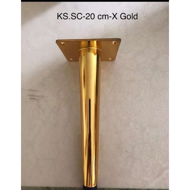 kaki sofa retro besi Gold T20cm