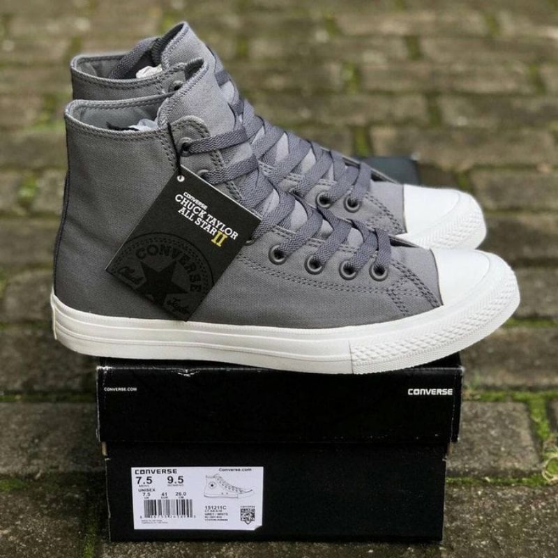 Sepatu Converse All Star 70s Abu Boot CT 2 Egret BNIB Sepatu Pria Wanita 100% PREMIUM