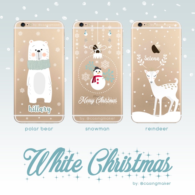 

White Christmas Custom Case