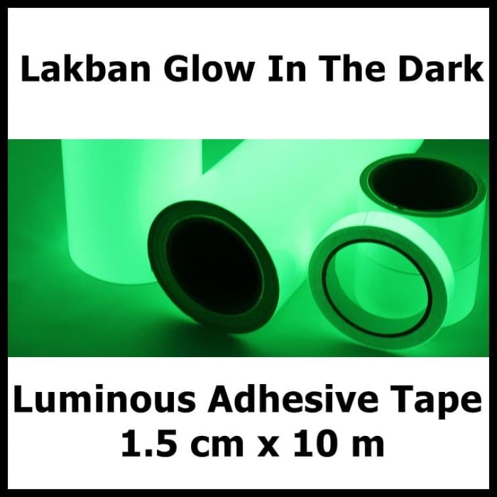 Lakban Glow In The Dark Luminous Adhesive Tape 1.5 cm x 10 m A0015