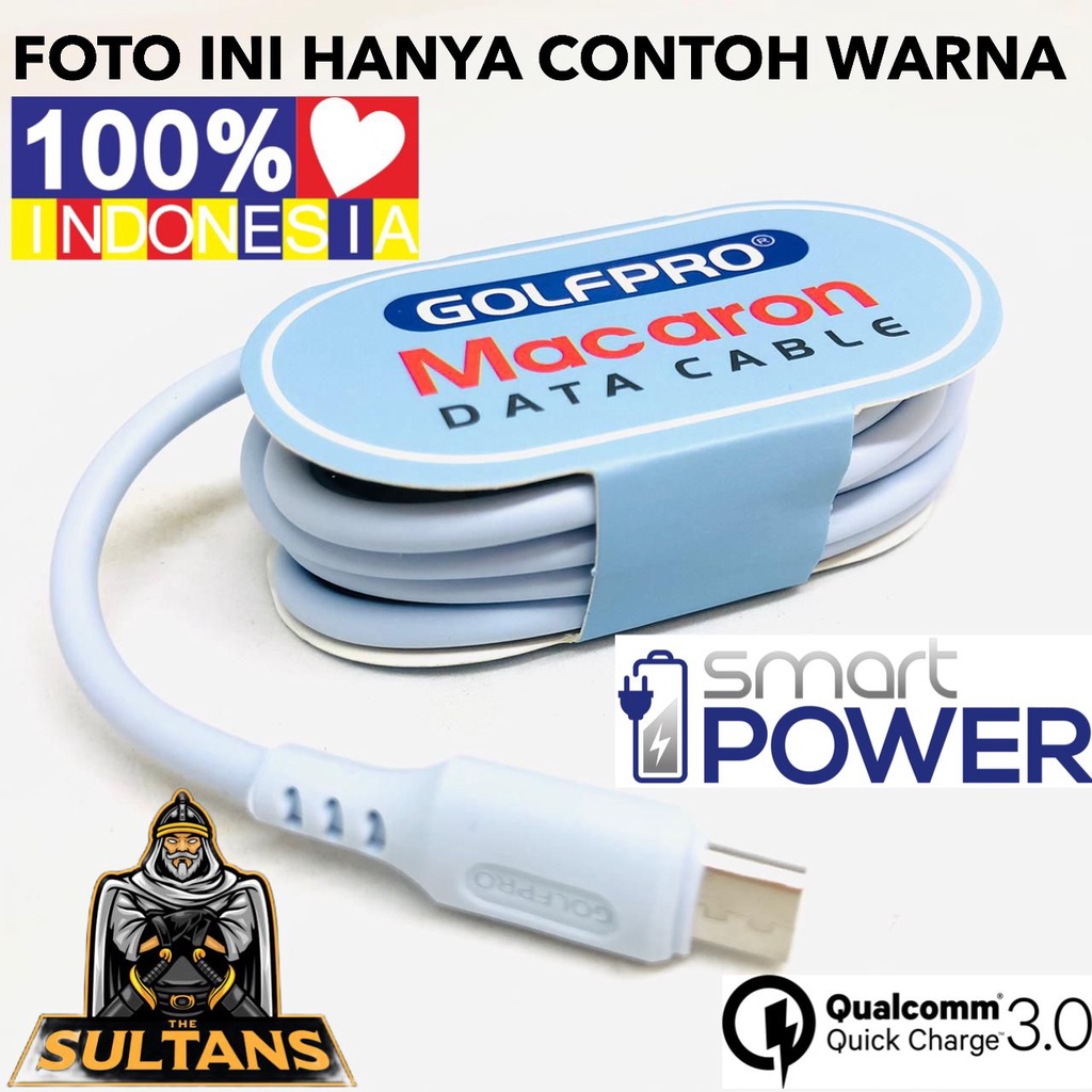 MINIGO Kabel Data Macaron Micro USB Support Fast Charging TYPE MICRO-USB I-PHONE DAN TYPE-C