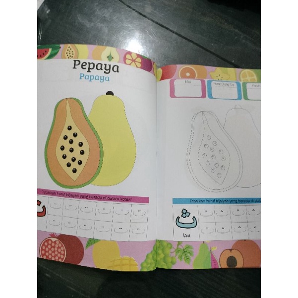 buku seri paud buah 32 halaman (19x27cm)