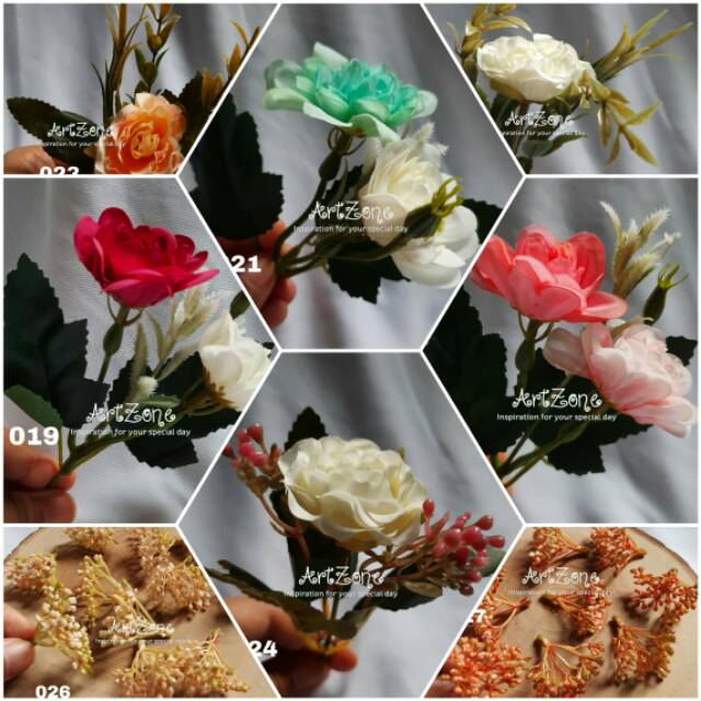 

Bunga Artifisial Paket Ekonomis (kode 019 s/d 027)