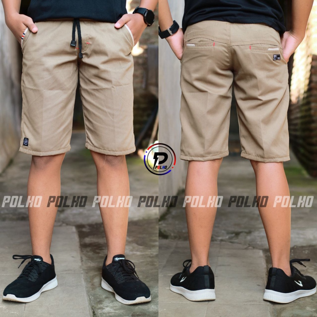 Celana Chino Anak Pendek Usia 4-13 tahun by POLHODENIM