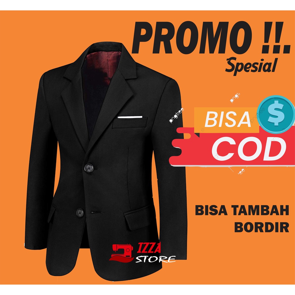 (BISA COD) jas hitam polos wanita / jas wisuda / blazer lamaran / jas resmi / blazer casual / jas nikah formal / JAS BLAZER PRIA / JAS SLIMFIT / JAS POLOS / JAS KOREA / JAS FORMAL / JAS ALMAMATER / JAS POLOS MURAHJas Hitam - Jas Nikah - Jas Sekolah - Jas