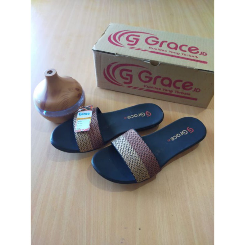 Sandal Grace (Rajut Selop) Mocca Cream
