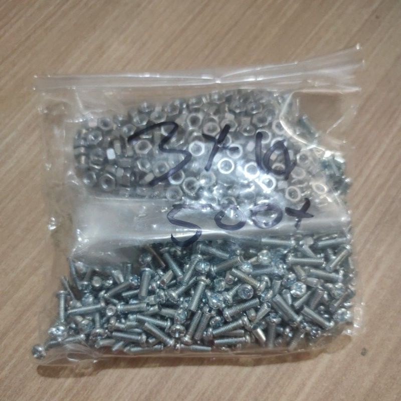 Mur baut 3x10 isi 500set