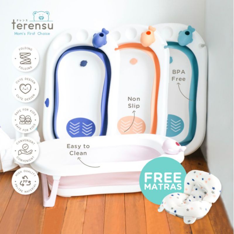 Terensu Bak Mandi Bayi / Anak Lipat / Baby Bathtub