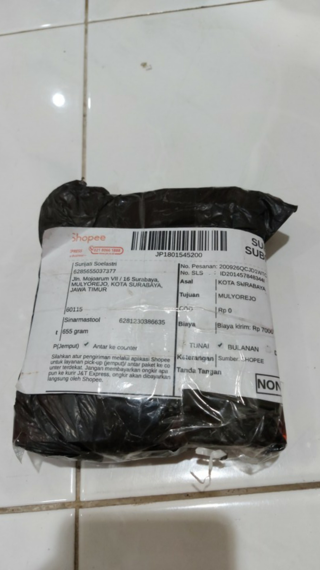 Gembok Putih Panjang 50mm 3 Key
