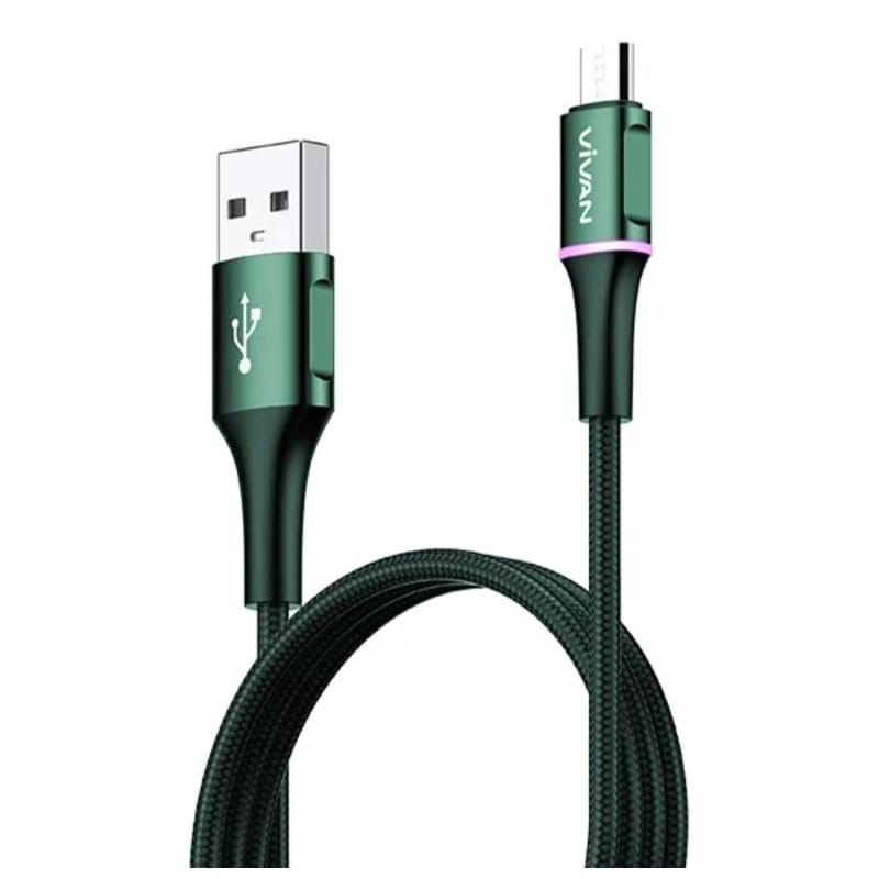 Kabel Data VDM/VDL/VDC100 Green dan Black - Fast Charging