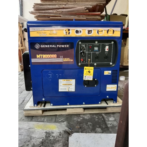 genset silent general 7000 Watt solar mt9000gs mt 9000 gs