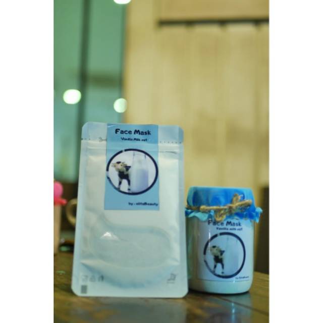 Face Mask Organik Vanilla Milk Oat