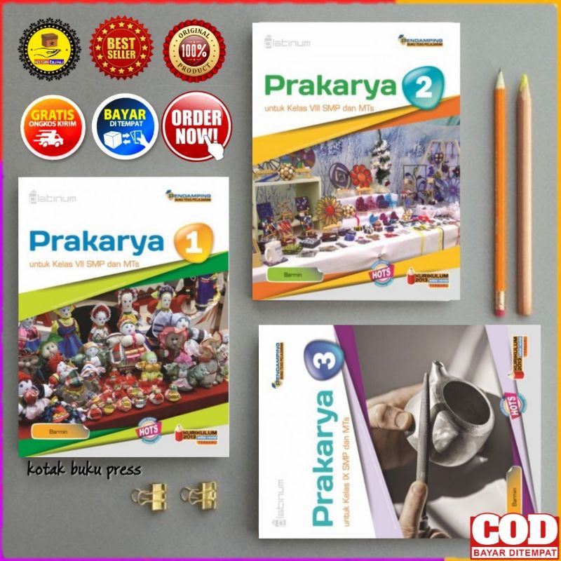 Buku Prakarya Kelas 7 8 9 / Buku Prakarya SMP / PLATINUM HOTS-1