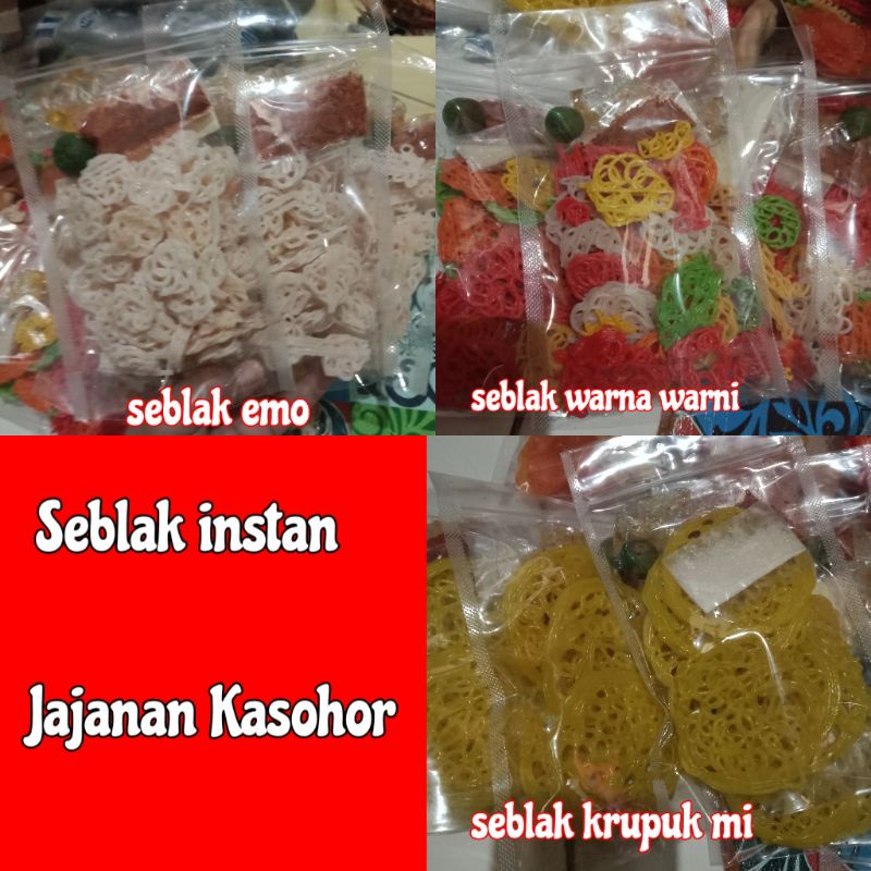 Seblak instan terlaris seblak emo ngehits nagih, bumbu ny ter enak