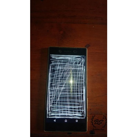 lcd sony z5 big dual set frame gold 100% original