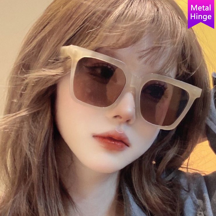 2021 new Korean style big frame square ins street fashion sunglasses