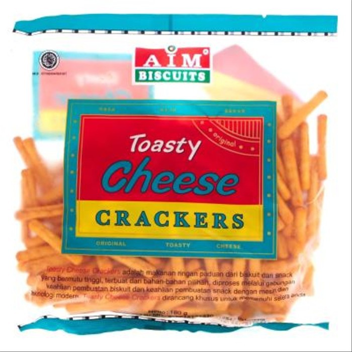 

AIM Biscuits Toasty Cheese Crackers 180gr