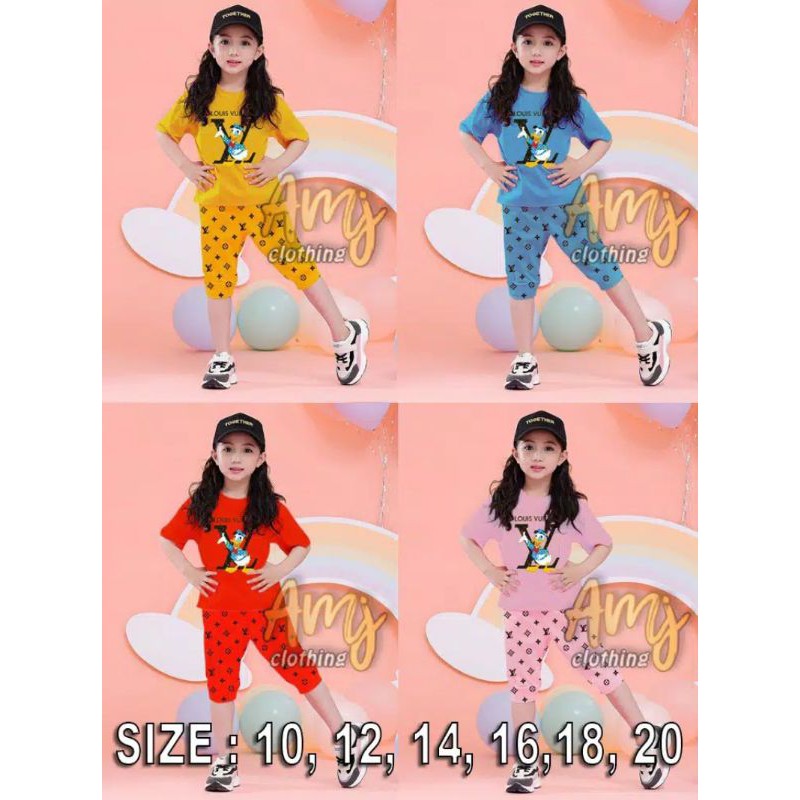 setelan anak perempuan/tunik anak perempuan/kaos anak perempuan