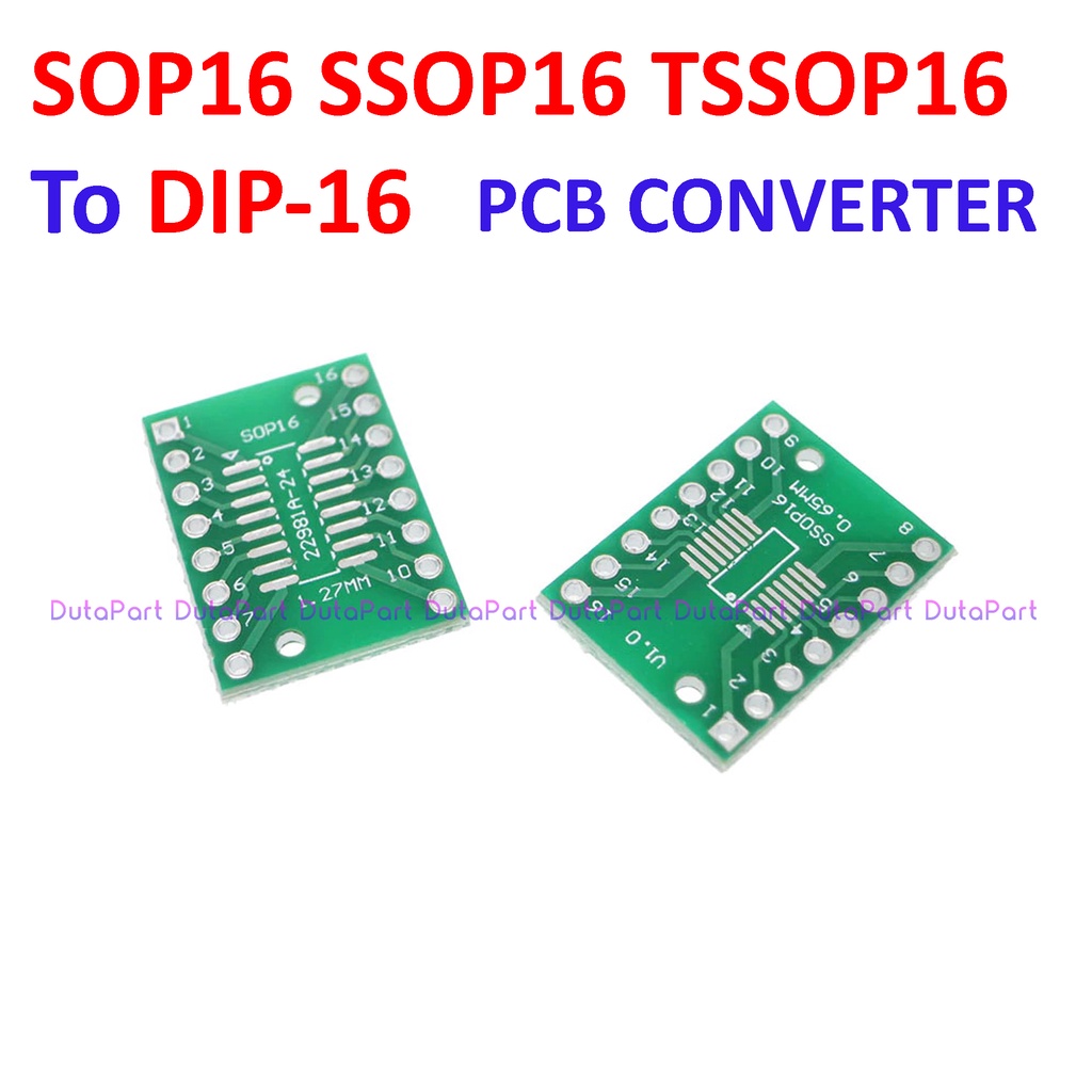 PCB Board SMD SOP16 SSOP16 TSSOP16 To DIP16 DIP 16 Adapter Converter