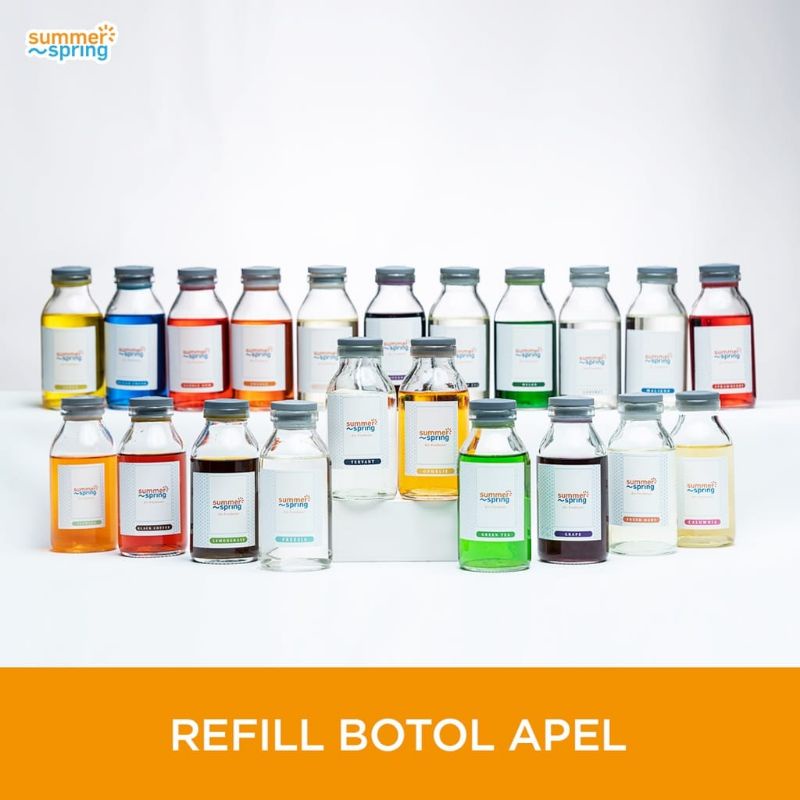 SUMMERSPRING REFILL Botol Apel 100ML parfum mobil pengharum mobil ruangan car air freshener wangi awet