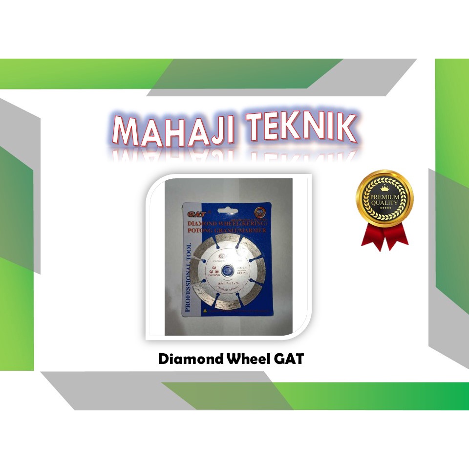 Gat Diamond Wheel 4" Dry Mata Potong Keramik Gat Diamond Wheel 4" Dry Murah Berkualitas