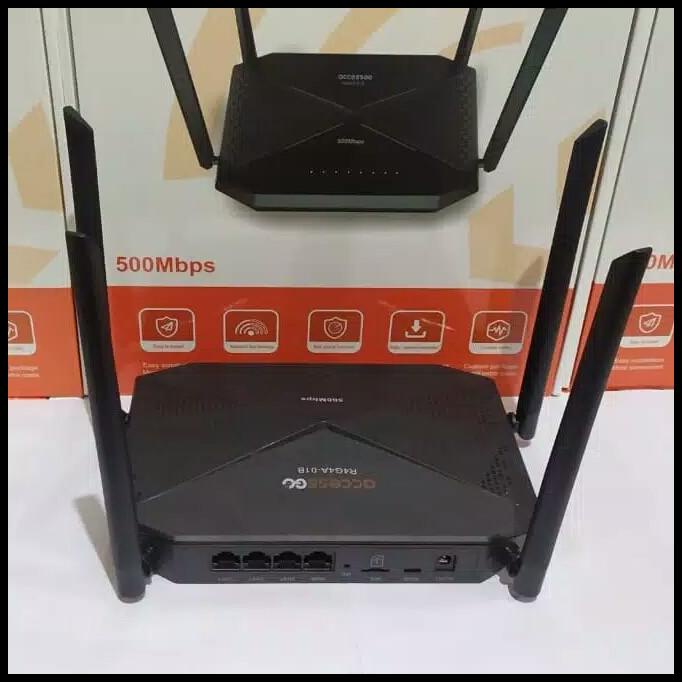 Promo Modem Router Wifi Accessgo R4G4A-01B 4G Lte Unlock All Operator