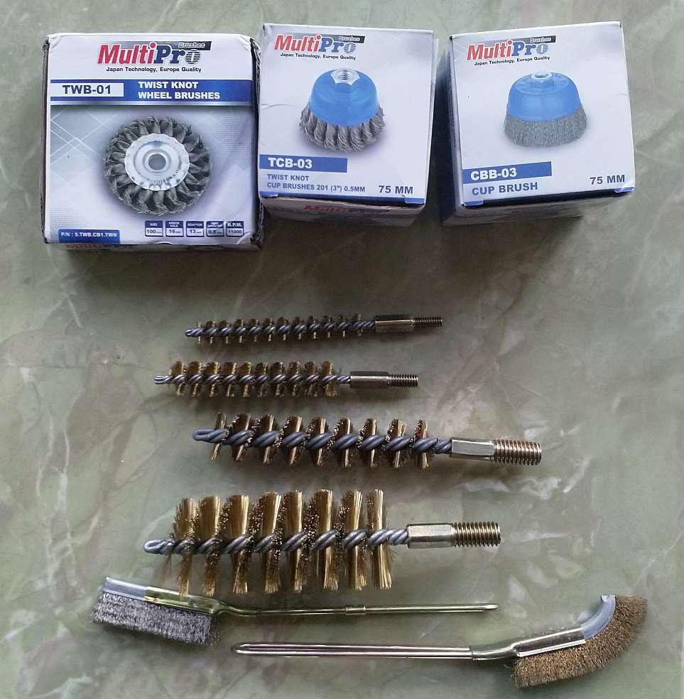 Sikat Pipa Kawat Kuningan 2 50mm Tube Brush Brass Ttb-20 / Ttb20 Union Brush Murah Meriah