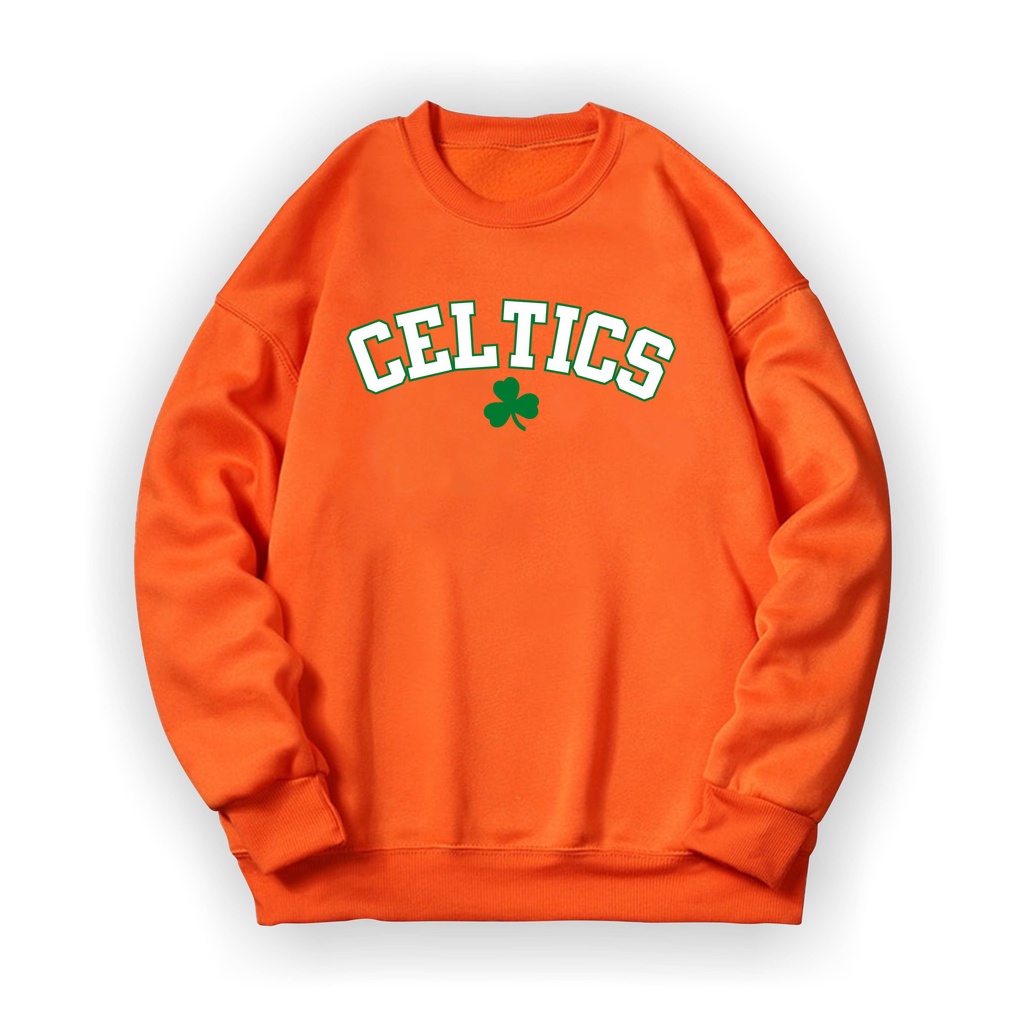 CELTICS Sweater Crewneck II CELTICS Basic Sweater II Sweatshirt Sz M - XL ( Pria &amp; Wanita / Anak &amp; Dewasa )