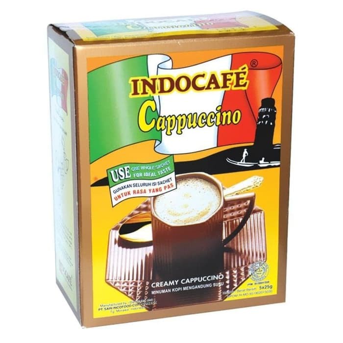 

INDOCAFE CAPPUCINO 25GR ISI 5 SACHET