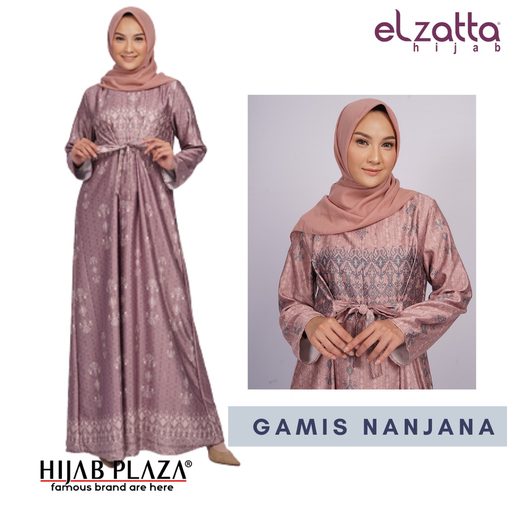Gamis Terbaru Elzatta Motif Gamis Nanjana