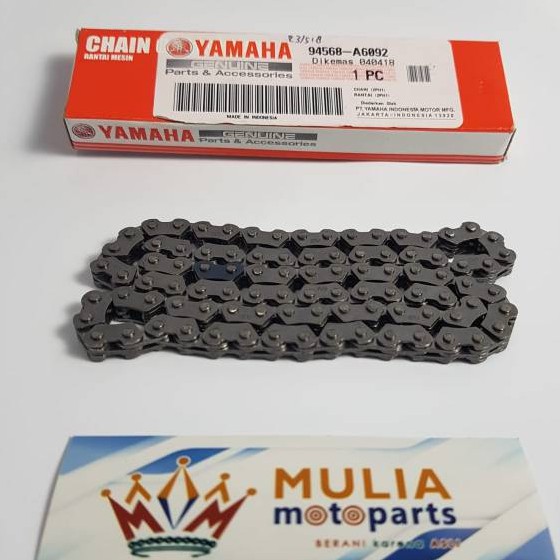 94568-A6092 ORI YGP RANTAI KAMPRAT MIO M3 94568A609200 CAM CHAIN RANTAI API / RANTAI KETENG