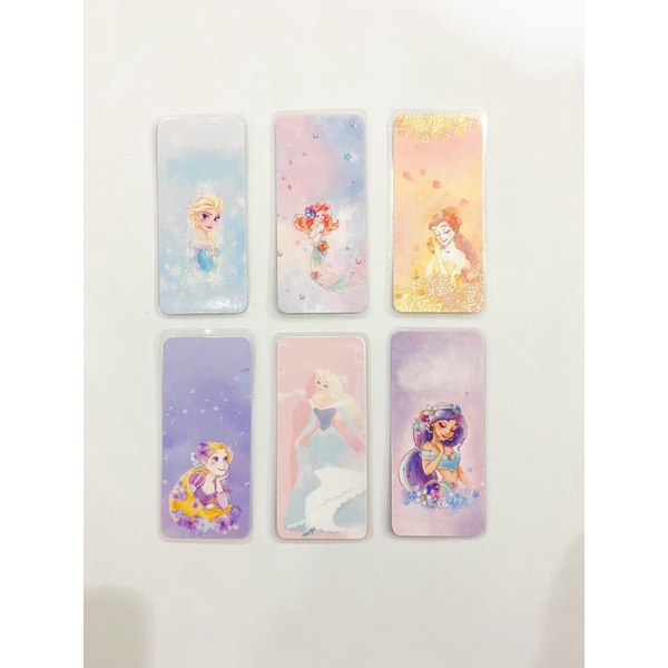 PEMBATAS BUKU DISNEY PRINCESS || DISNEY PRINCESS BOOKMARK || 6 PCS || aesthetic