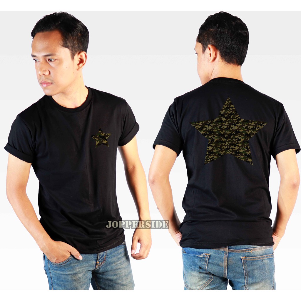 JOPPERSIDE TSHIRT KAOS DISTRO BINTANG ARMY LORENG TACTICAL PRIA ORIGINAL PREMIUM TS62 BB