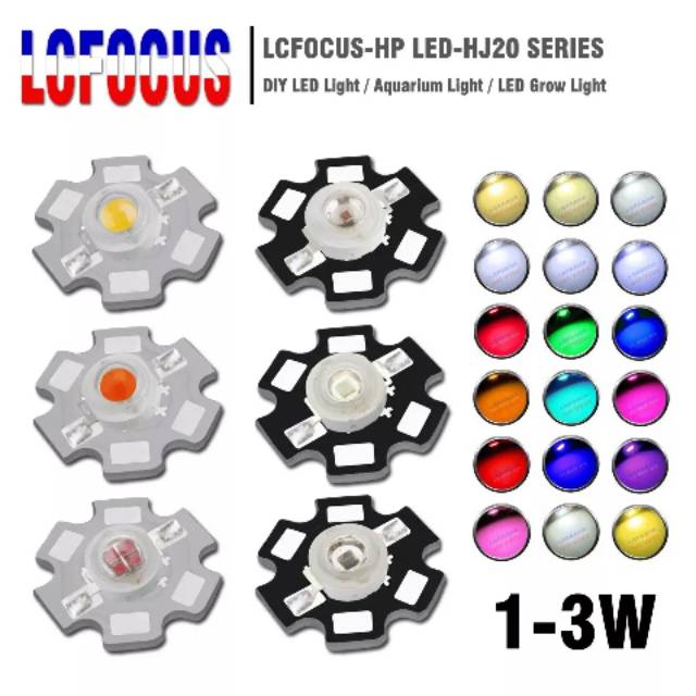 led hpl 1w plus heatsink