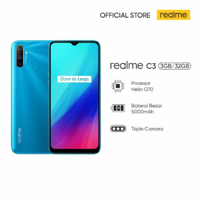 Realme C3 RAM 3/32