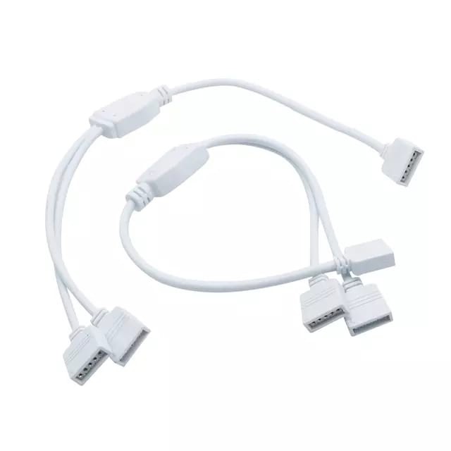 Kabel Spliter RGBW CABANG 1 KE 2 5 pin extension cable 3528 2835 5050