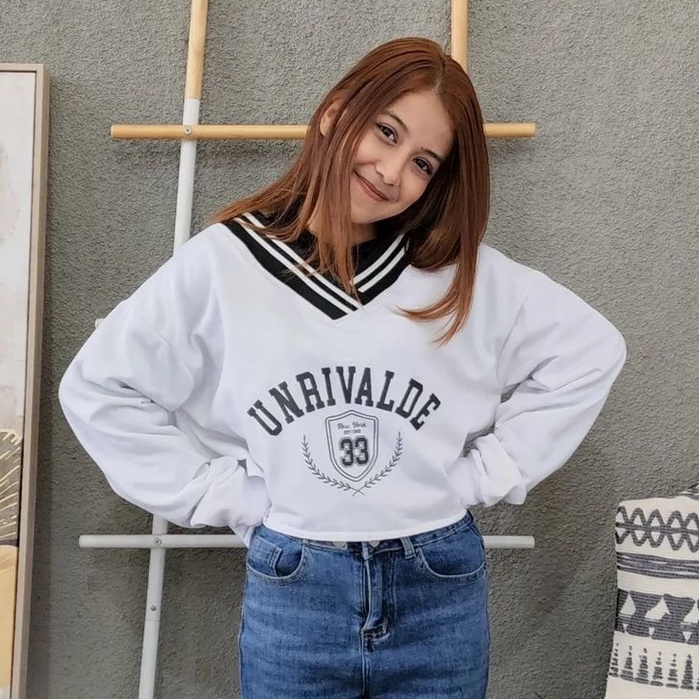 Pro.Coll - Unrivalde Crop - Sweater Crop Wanita Kekinian