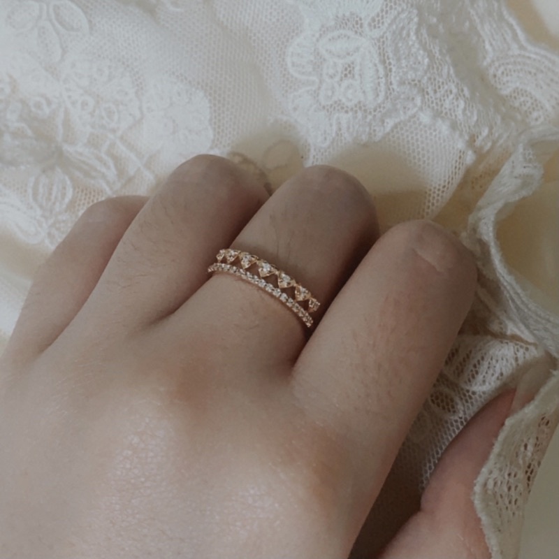 CINCIN HALA GOLD ROSE GOLD - PRINCESS RING