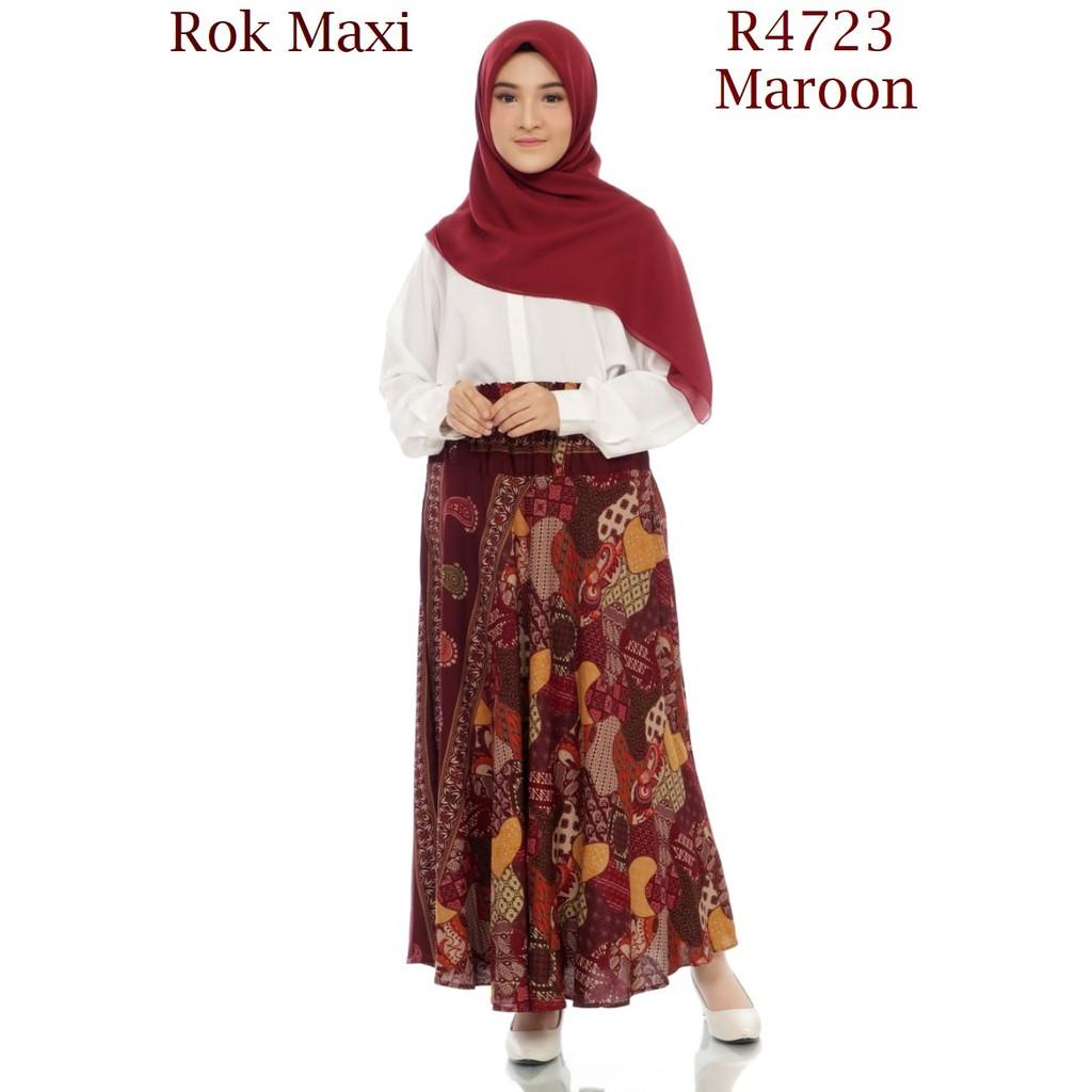 BT - ROK PAYUNG MOTIF BATIK |  ROK MAYUNG PANJANG BAHAN RAYON