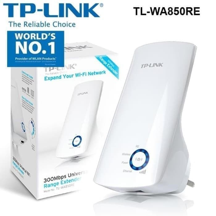 TP-Link TL-WA850RE Penguat Signal TPLINK 850RE Wifi Extender /  Repeater WA850RE