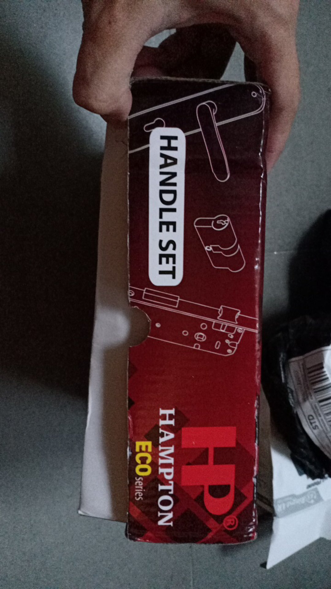 Dekkson - Paket Gagang Pintu / Handle Set  Hampton Lhp Ai H 90-5810 Sn+cp