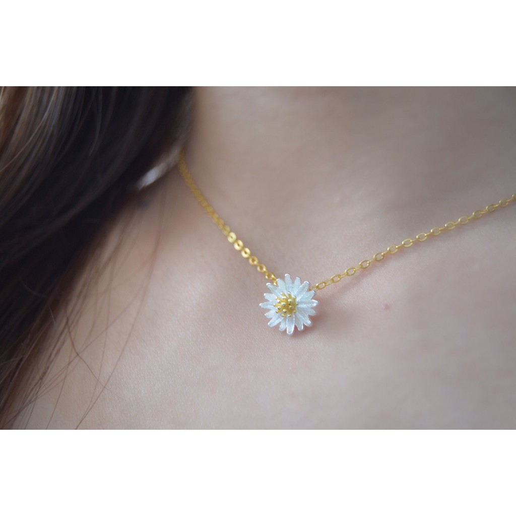 Sunflower Necklace / Kalung Titanium / Kalung Wanita / Kalung Anti Karat