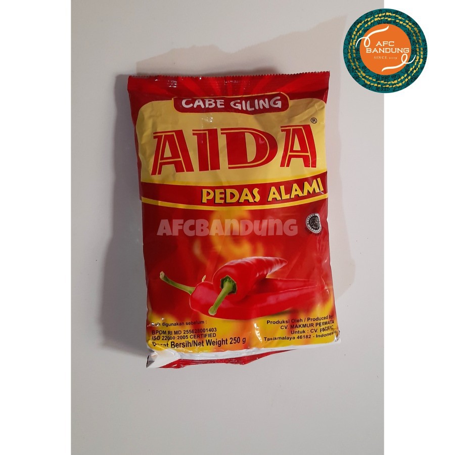 

AIDA CABE GILING ALAMI 250GR CABE BUBUK AIDA 250GR