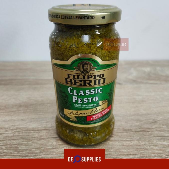 

Filippo Berio Classic Pesto 190gr - Saus Pasta Spagheti Pesto Basil
