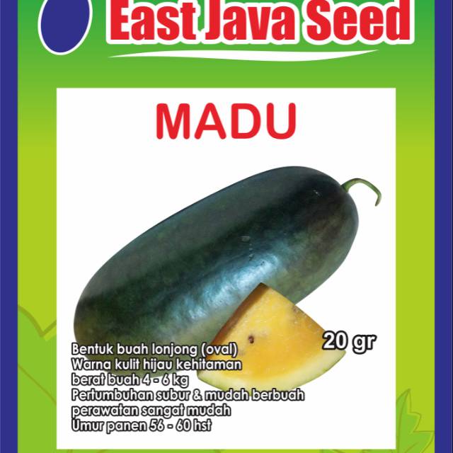 Bibit benih semangka inul kuning