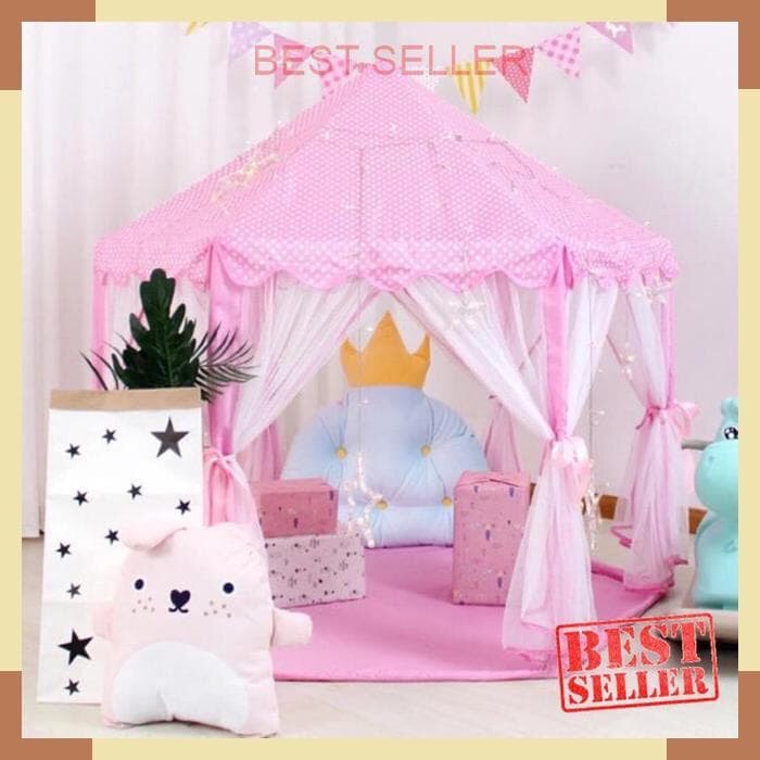 Tenda Princess Kelambu / Tenda Anak Castle Istana Princess