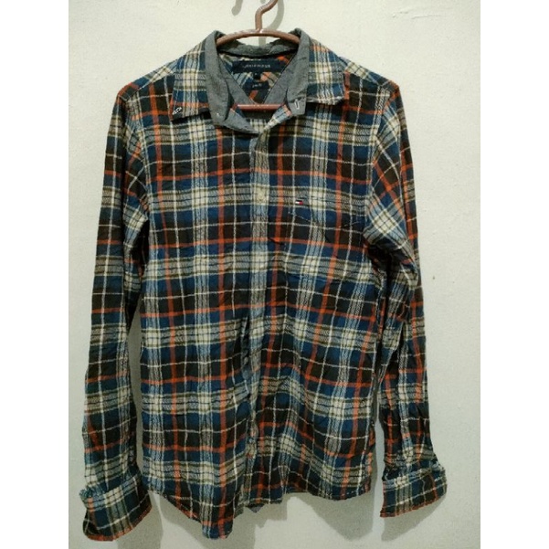 (SECOND) Kemeja Flanel Kotak-Kotak TOMMY HILFIGER Original