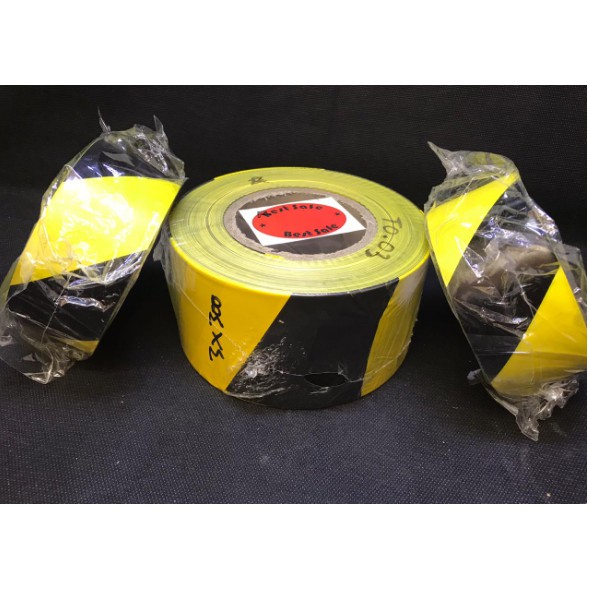 Police Line Kuning Hitam